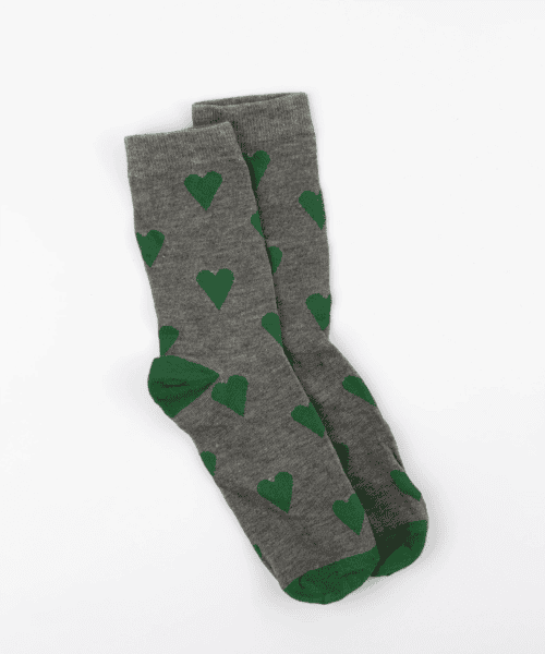 Emerald Hearts Socks